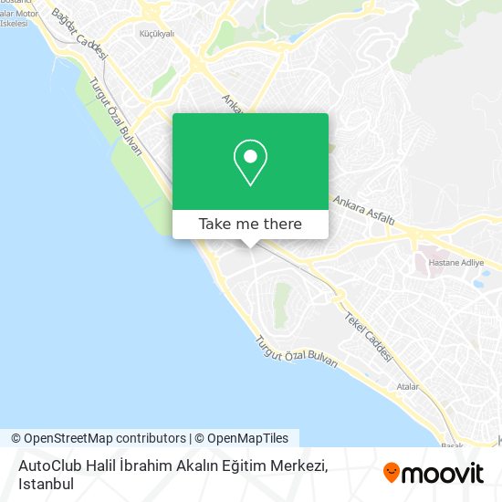 AutoClub Halil İbrahim Akalın Eğitim Merkezi map