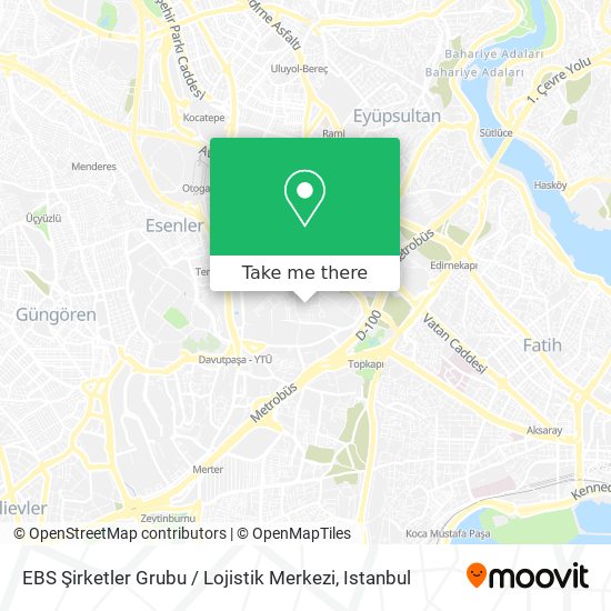 EBS Şirketler Grubu / Lojistik Merkezi map