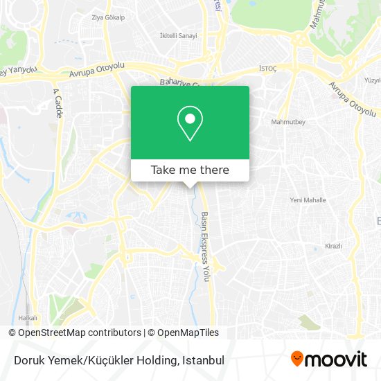 Doruk Yemek/Küçükler Holding map