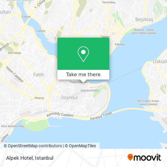 Alpek Hotel map