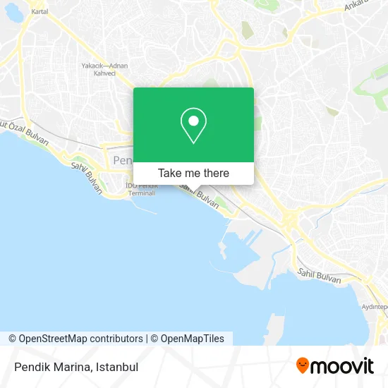 Pendik Marina map