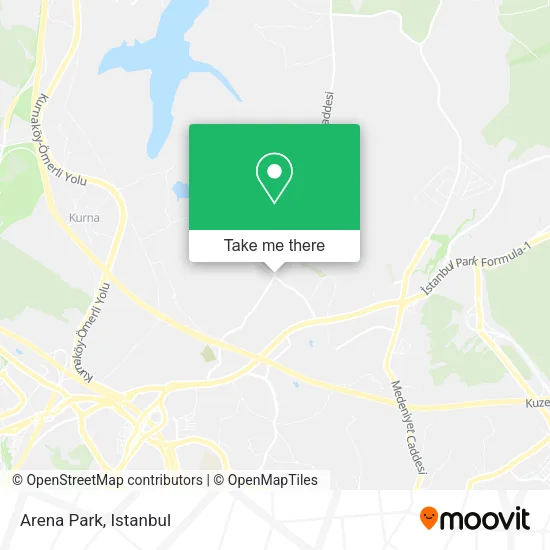 Arena Park map