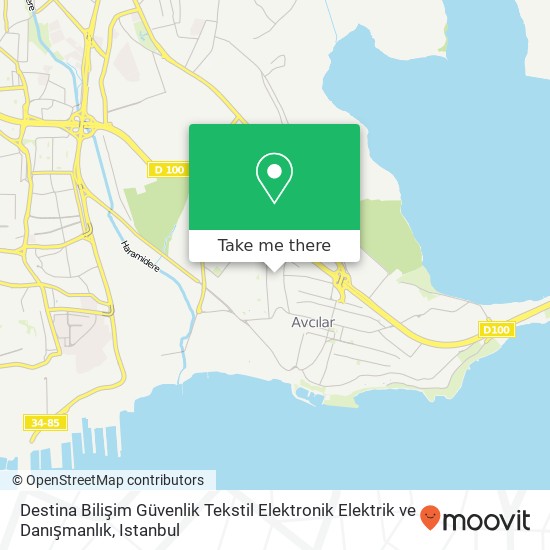 Destina Bilişim Güvenlik Tekstil Elektronik Elektrik ve Danışmanlık map