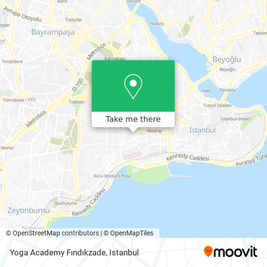 Yoga Academy Fındıkzade map