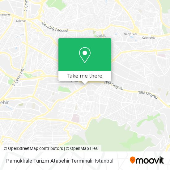 Pamukkale Turizm Ataşehir Terminali map
