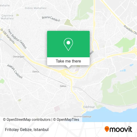 Fritolay Gebze map