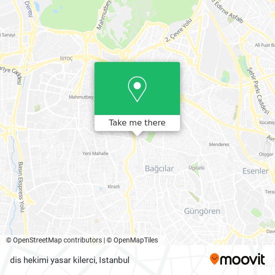dis hekimi yasar kilerci map