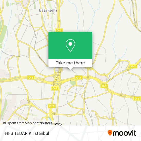 HFS TEDARİK map