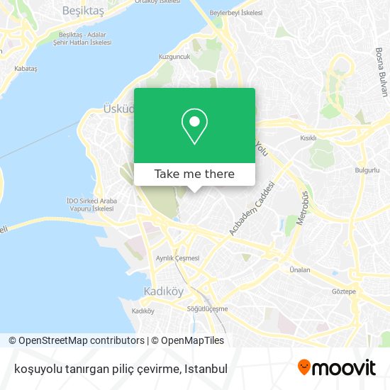 koşuyolu tanırgan piliç çevirme map