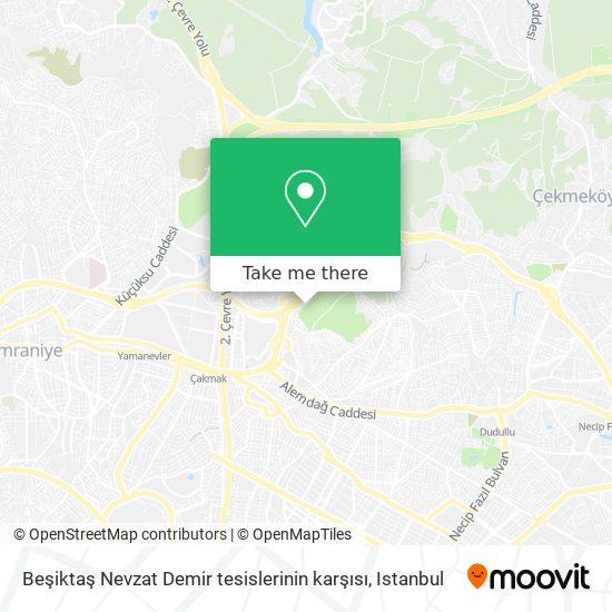 Beşiktaş Nevzat Demir tesislerinin karşısı map