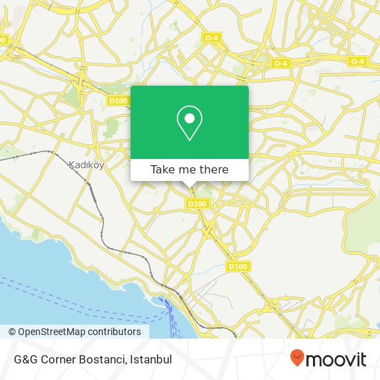 G&G Corner Bostanci map