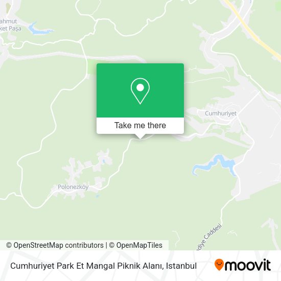 Cumhuriyet Park Et Mangal Piknik Alanı map