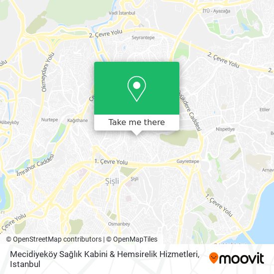 Mecidiyeköy Sağlık Kabini & Hemsirelik Hizmetleri map