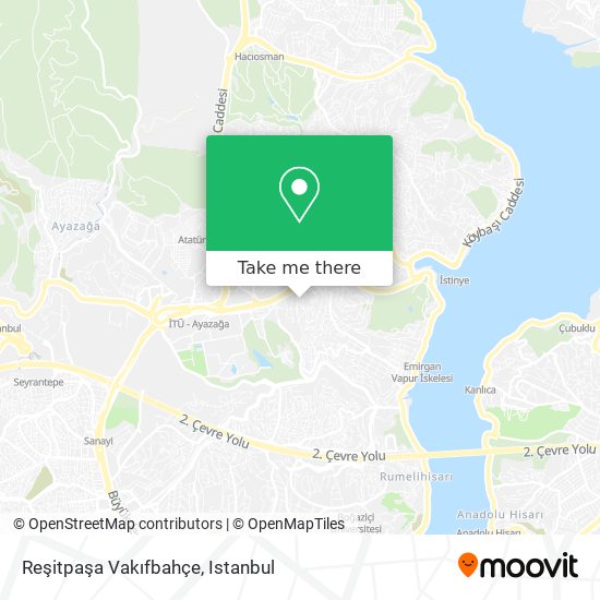 Reşitpaşa Vakıfbahçe map