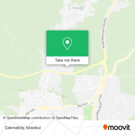 Çekmeköy map