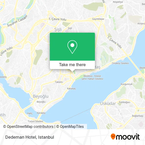 Dedeman Hotel map