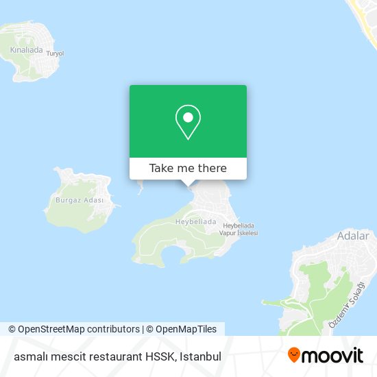asmalı mescit restaurant HSSK map