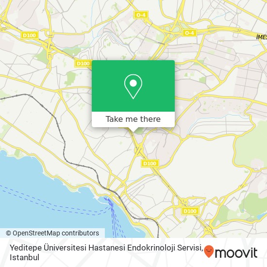 Yeditepe Üniversitesi Hastanesi Endokrinoloji Servisi map