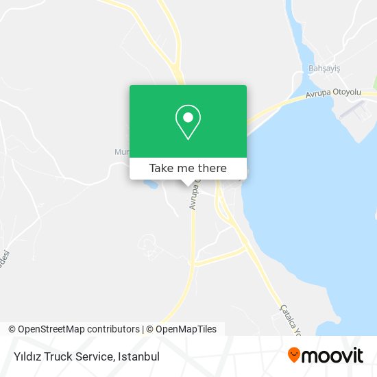 Yıldız Truck Service map