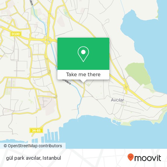 gül park avcılar map