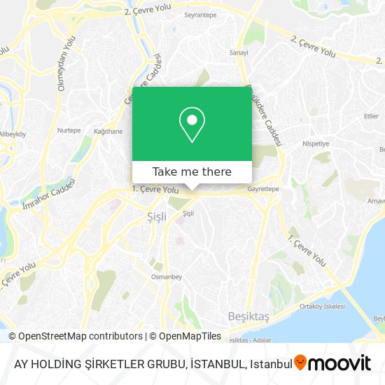 AY HOLDİNG ŞİRKETLER GRUBU, İSTANBUL map