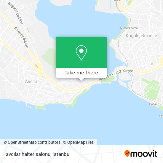 avcılar halter salonu map