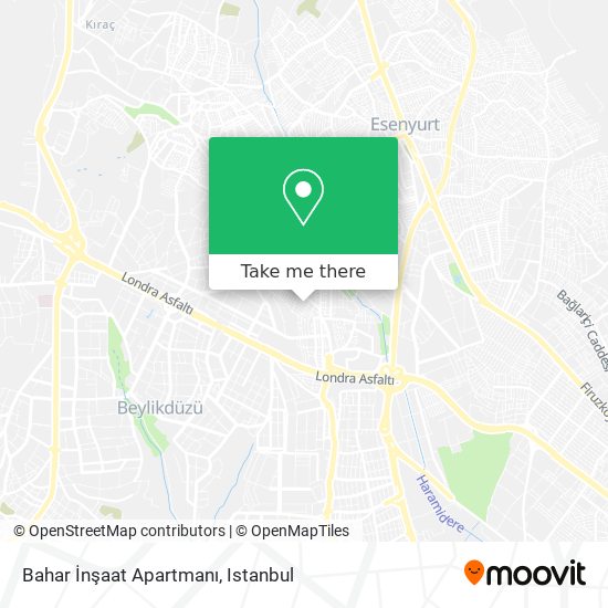 Bahar İnşaat Apartmanı map