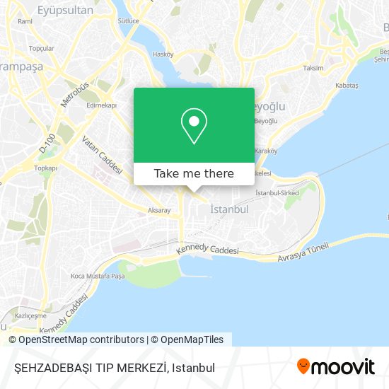 ŞEHZADEBAŞI TIP MERKEZİ map