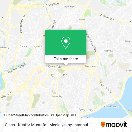 Class - Kuafor Mustafa - Mecidiyekoy map