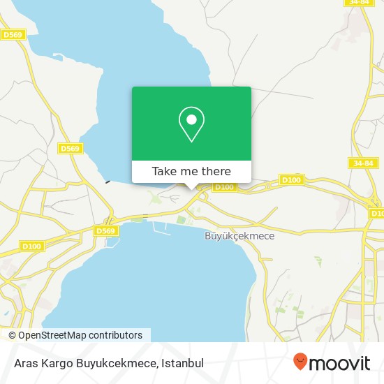 Aras Kargo Buyukcekmece map