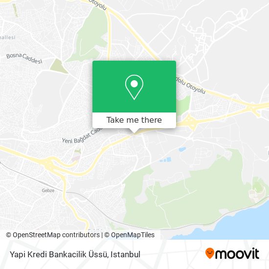 Yapi Kredi Bankacilik Üssü map