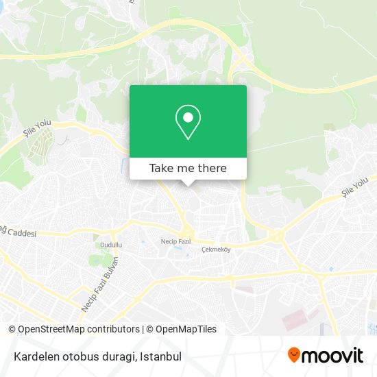 Kardelen otobus duragi map