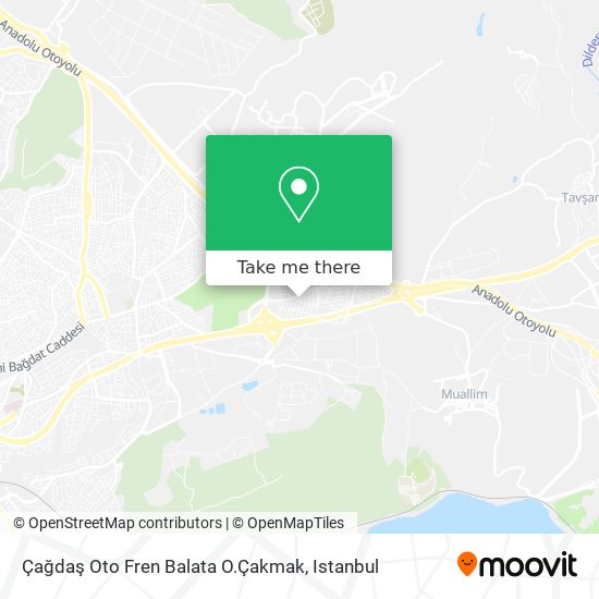 Çağdaş Oto Fren Balata O.Çakmak map