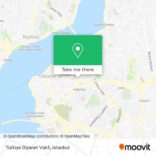 Türkiye Diyanet Vakfı map