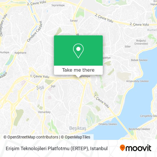 Erişim Teknolojileri Platfotmu (ERTEP) map