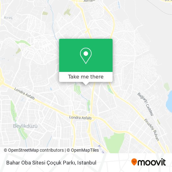 Bahar Oba Sitesi Çoçuk Parkı map