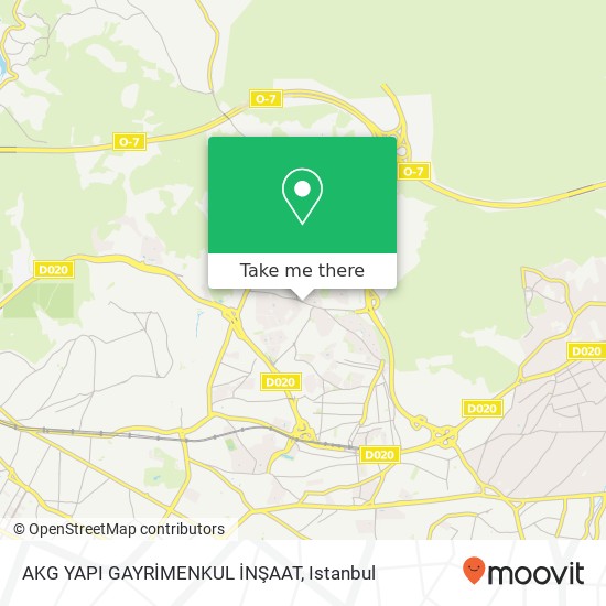 AKG YAPI GAYRİMENKUL İNŞAAT map