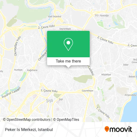 Peker Is Merkezi map