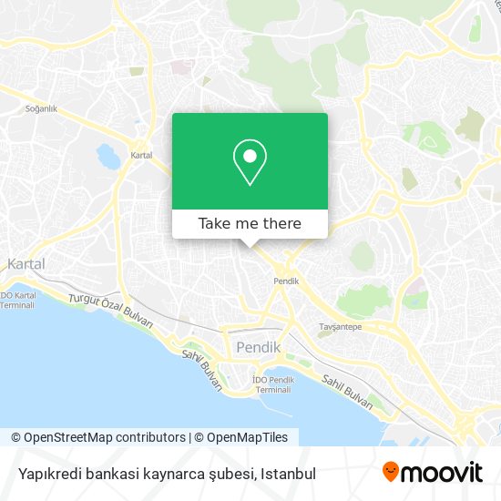 Yapıkredi bankasi kaynarca şubesi map