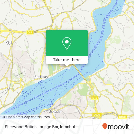 Sherwood British Lounge Bar map