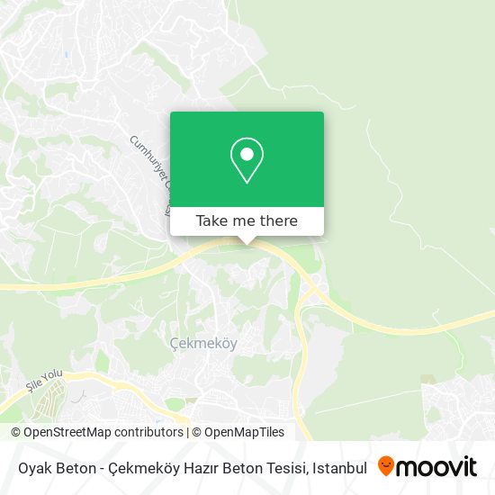 Oyak Beton - Çekmeköy Hazır Beton Tesisi map