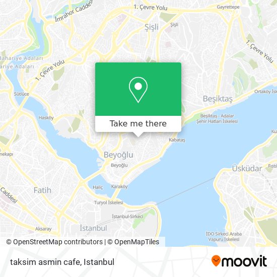 taksim asmin cafe map