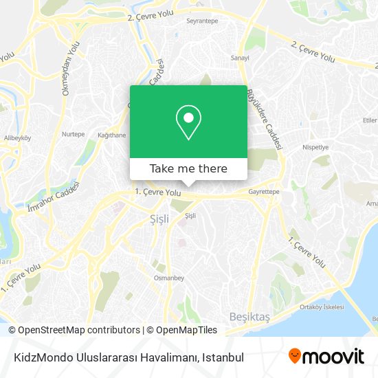 KidzMondo Uluslararası Havalimanı map