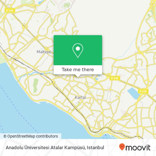 Anadolu Üniversitesi Atalar Kampüsü map