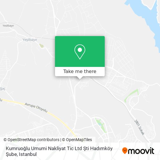 Kumruoğlu Umumi Nakliyat Tic Ltd Şti Hadımköy Şube map