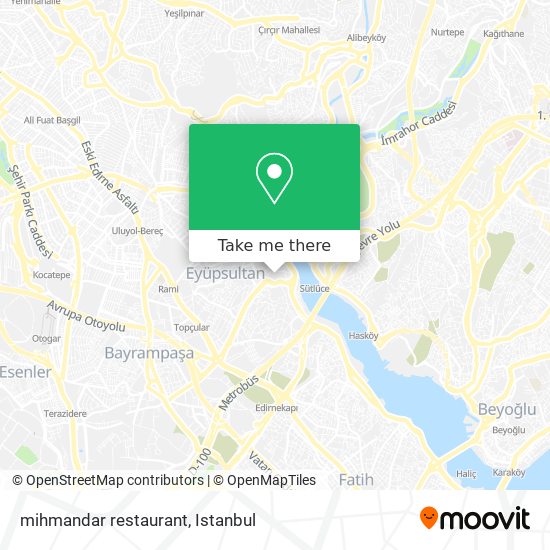 mihmandar restaurant map