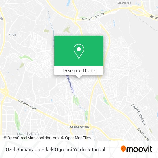 Özel Samanyolu Erkek Öğrenci Yurdu map