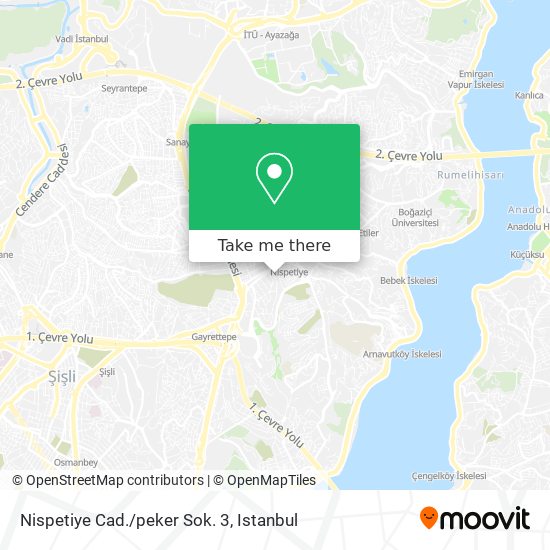 Nispetiye Cad./peker Sok. 3 map