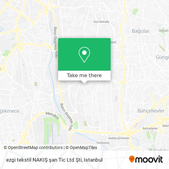 ezgi tekstil NAKIŞ şan Tic Ltd Şti map
