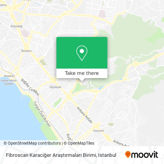 Fibroscan Karaciğer Araştırmaları Birimi map